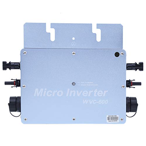 Jeanoko Micro inversor Azul 100% Nuevo Micro inversor Inteligente para Exteriores WVC-600W para Control(220V)