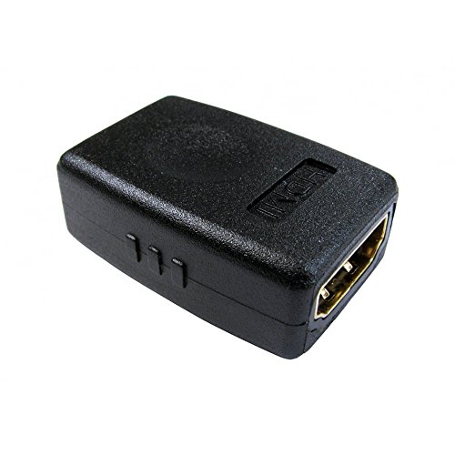 Keyteck GC-HDMIF-HDMIF-1 adaptador de cable HDMI Negro - Adaptador para cable (HDMI, HDMI, Female connector/Female connector, Negro)