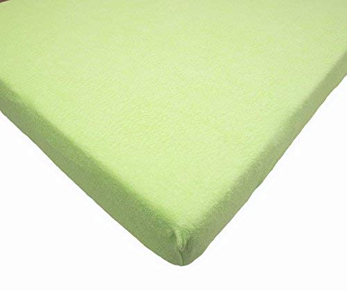 La sábana ajustable para bebés se adapta a la cama de 160 x 70 - Verde
