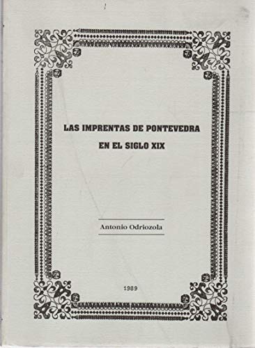 Las imprentas de Pontevedra en el siglo XIX