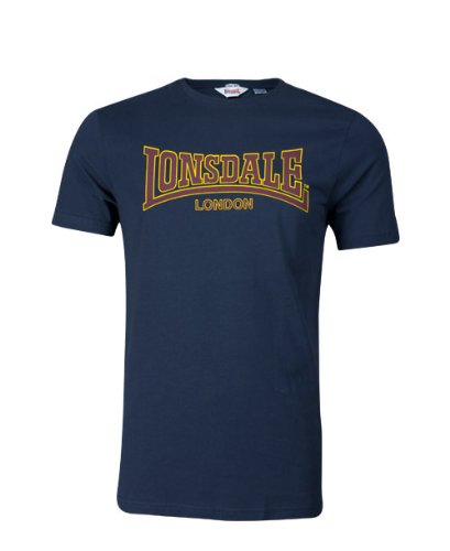 Lonsdale London Classic - Camiseta de manga corta para hombre, Azul (marine), XX-Large (Talla del fabricante: XX-Large)