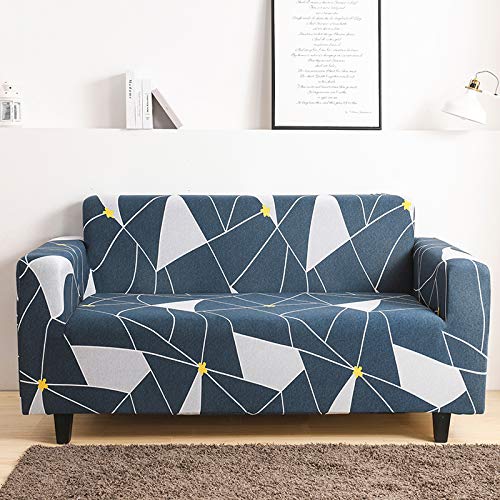 Mayama - Funda de sofá extensible estampada para sofá con bonitos diseños, protector de muebles, funda para sillones y sofás, fundas asequibles de 3 plazas (195-230 cm)