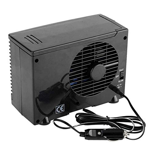Mini ventilador de refrigeración para automóvil, aire acondicionado para automóvil, 12V portátil, para automóvil para camión, aire acondicionado, ventilador frío