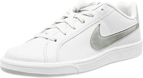 Nike Court Royale, Zapatillas para Mujer, Blanco (White / Metallic Silver), 41 EU