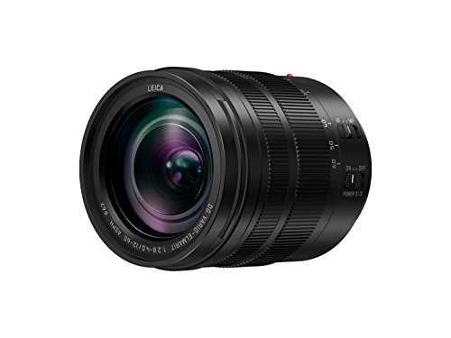 Panasonic LEICA DG VARIO-ELMARIT H-ES12060 - Objetivo Zoom estándar para cámaras de montura M4/3 (Focal 12-60 mm, F2.8-F4, lentes asféricas, tamaño filtro 62 mm, POWER O.I.S), negro
