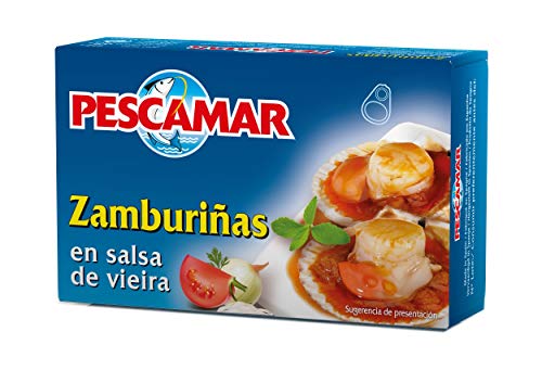 Pescamar Zamburiñas En Salsa De Vieira En Lata 111 g (6410130001)