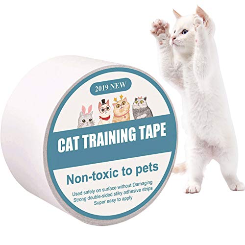 Protector de Muebles Gatos, Anti-Scratch Cat Training Tape, Sofá Protector De Muebles, Transparente Autoadhesivas de Gato Protector para Gatos y Perro,Protector de sofá para Detener,6.35x500cm