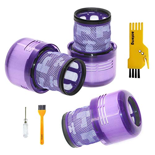 Repuestos de filtro para Dyson V11 Torque Drive Inalámbrico Aspirador Aspirador Kit de accesorios Paquete de 3 piezas de filtros Hepa