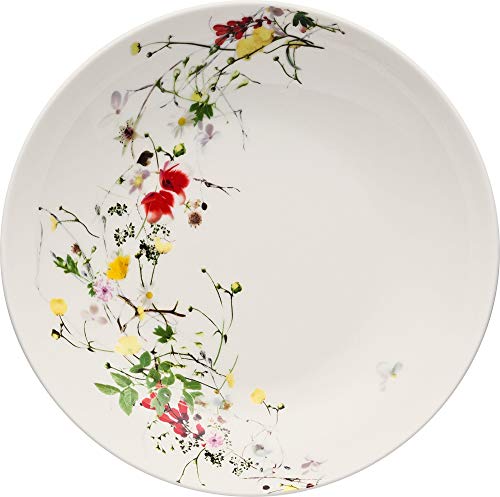 Rosenthal Brillance Fleurs Sauvages Plato Hondo, Porcelana De Hueso, Multicolor, 21 cm
