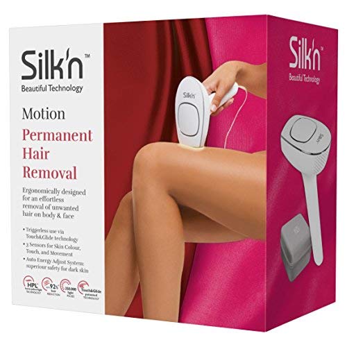 Silk'n Motion - Depilación Permanente Con Tecnología HPL ™ - 350.000 Destellos De Luz - Para Todo El Cuerpo - Para Cada Tono De Piel