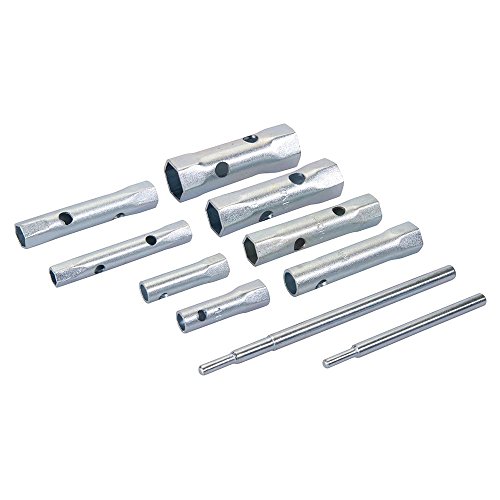 Silverline 571532 - Llaves de tubo métricas, 8 pzas (8-22 mm)