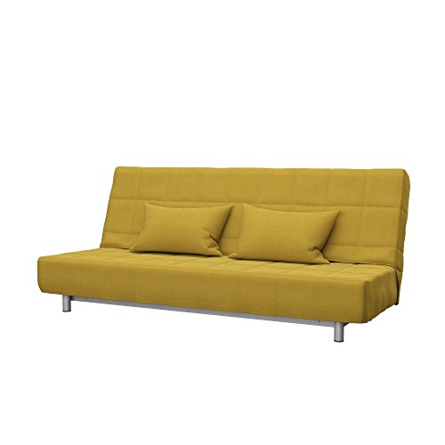 Soferia - IKEA BEDDINGE Funda para sofá Cama de 3 plazas, Elegance Dark Yellow