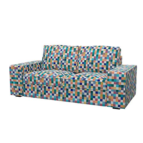 Soferia - IKEA KIVIK Funda para sofá de 2 plazas, Mozaik White