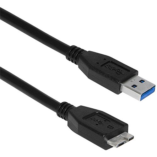Storite USB 3.0 A a B micro Cable Para discos WD / Seagate / Clickfree / Toshiba / Samsung / Hitachi duros externos (75cm - 2 Foot - 0,75 M)