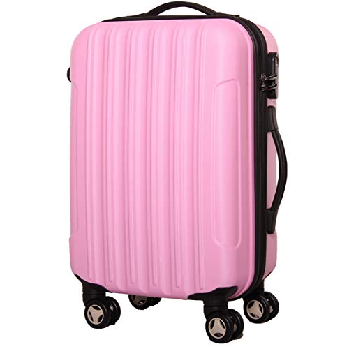 XIANGSHAN Práctico maletín de Material ABS, Bolsa de Equipaje de Almacenamiento de Moda, chasis rodante con Ruedas, 20"24" Pulgadas (Color : Blue, Size : 24inch)