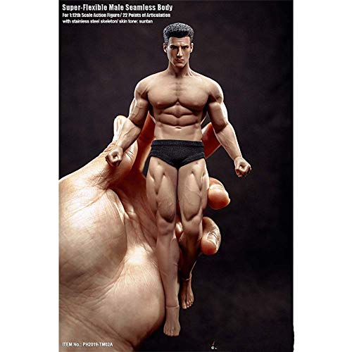 ZSMD 1/12 TM01A TM02A Muscle - Figura de hombre musculoso con cabeza