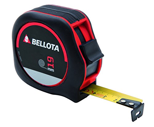 Bellota 50011-8 - Metro cinta de métrica flexómetro para medir distancias de 8 metros