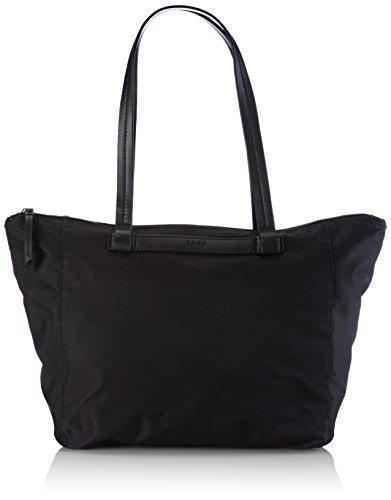 BREE Barcelona NYLON 9 - Bolsa de la compra de material sintético mujer, color Negro, talla 35x33x16 cm (B x H x T)