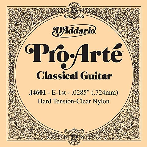 D'Addario J4601 - Cuerda para guitarra clásica de nylon, 1ª cuerda en Mi.072
