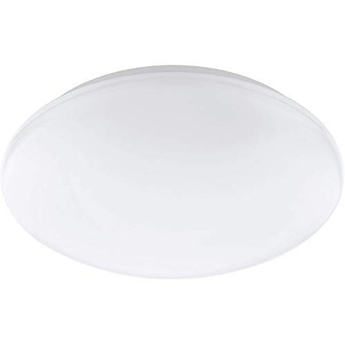 EGLO Lámpara LED de techo de connect Giron-C, Smart Home, lámpara de techo de acero, plástico, color: blanco, diámetro de 30 cm, regulable, tonos blancos y colores ajustables