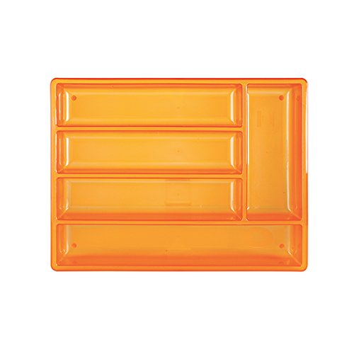 Excelsa "Arco Iris Naranja Bandeja de cajón para Cubiertos 38X29 cm.