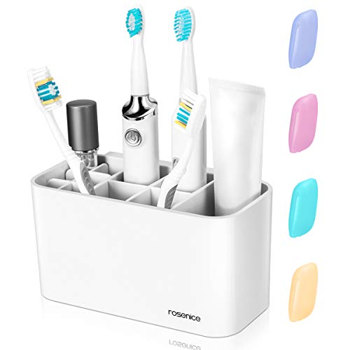 HEALIFTY Portacepillos de baño eléctrico y organizador (Fundas para accesorios de cepillo de dientes para regalo)