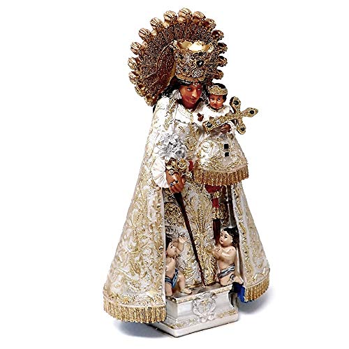 Inmaculada Romero IR Figura Virgen De Los Desamparados Adorno 18Cm. Resina Peana Decoración