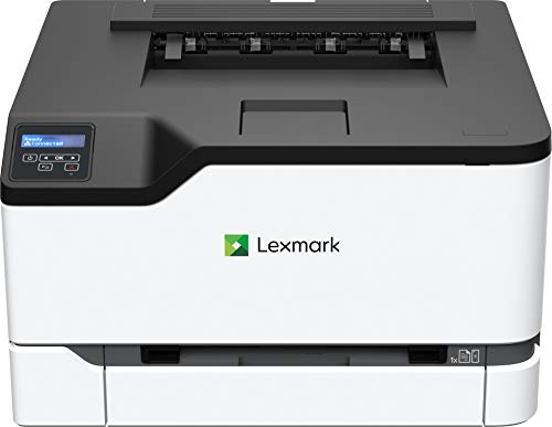 Lexmark C3224DW - Láser a Color (WLAN, LAN, hasta 22 ppm, impresión automática a Doble Cara), Color Negro y Gris