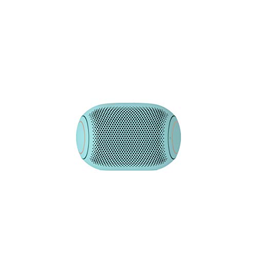 LG XBOOM Go PL2B Azul Celeste - Altavoz Bluetooth de 5W de Potencia con Sonido Meridian, autonomía 10 Horas, Bluetooth 5.0, protección IPX5, USB-C, comandos de Voz Google y Siri