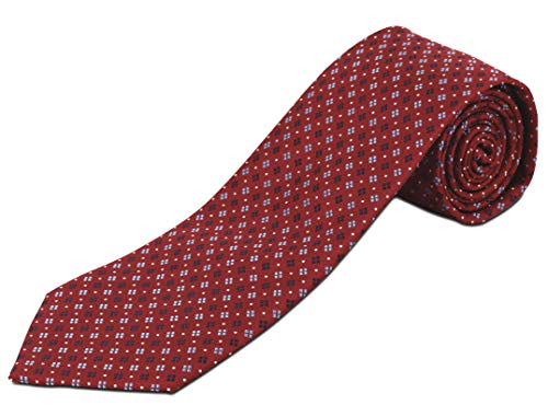 Longtiestore Corbata extra larga de seda para hombre grande y alto, 160 cm y 178 cm - Rojo - XX-largo (178 cm)