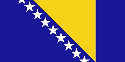 Mi planeta gran 5 'x3' bandera de Bosnia & Herzegovina Premium calidad partidario Fans bandera de decoración