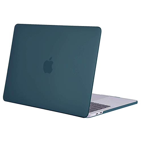 MOSISO Funda Dura Compatible con 2019 2018 2017 2016 MacBook Pro 13 con/sin Touch Bar A2159 A1989 A1706 A1708, Ultra Delgado Carcasa Rígida Protector de Plástico Cubierta, Deep Teal