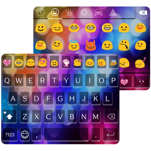 Multi Color Love Emoji Keyboard