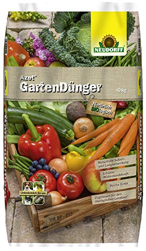 Neudorff Azet – Jardín abono (Antes fertofit) NPK 7 – 3 de 6, para todas las Plantas en el jardín, inmediato y prolongado, 10 kg