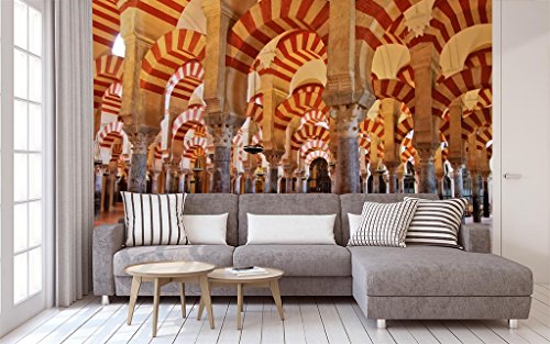 Papel Pintado para Pared Mezquita Córdoba | Fotomural para Paredes | Mural | Papel Pintado | Varias Medidas 350 x 250 cm | Decoración comedores, Salones, Habitaciones.