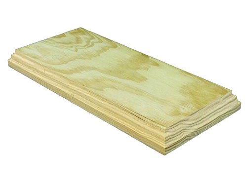 Peana madera rectangular. Diferentes medidas. En pino macizo, crudo. Se puede pintar. (29 * 13 cms.)