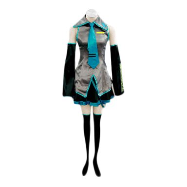SUNKEE Vocaloid,Hatsune Miku Cosplay Disfraz, Tamaño L (Altura 164-169 cm, Peso 50-55 kg)