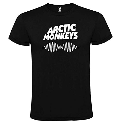 T-Shirt Roly Arctic Monkeys Logo Black Men's 100% Cotton Size s m l XL XXL