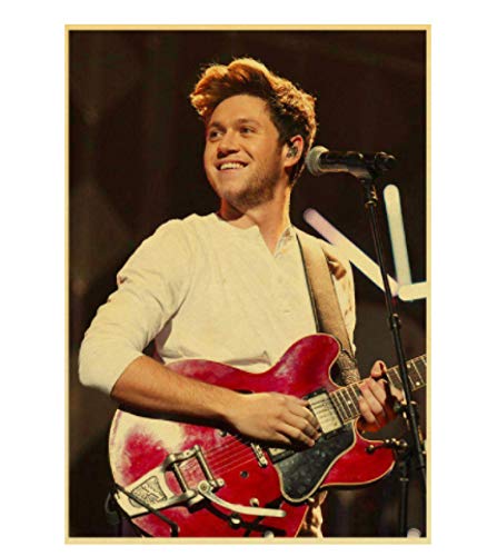 ZYHSB One Direction Member Singer Niall Horan Retro Vintage Poster and Print Canvas Picture Art para La Decoración De La Sala De Estar Yt531Qx 40X60Cm Sin Marco