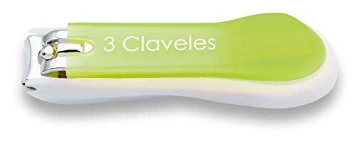 3 Claveles Cortaúñas Recoge Uñas, Verde, 8 cm