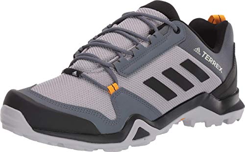 adidas Outdoor Terrex AX3 - Zapatillas de senderismo para hombre, color granito, negro/dorado activo, 12.0