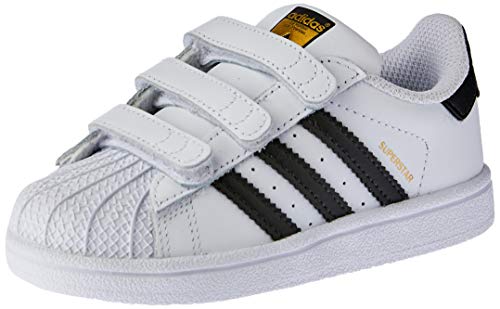 adidas Superstar CF I, Zapatillas Unisex niños, Blanco (Footwear White/Core Black/Footwear White 0), 27 EU