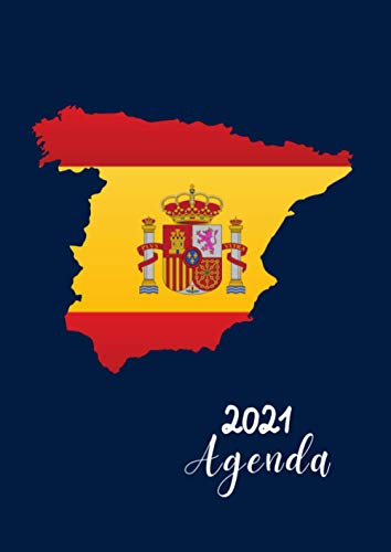 Agenda 2021 dia por Pagina A4 español: Calendario 2021 | Del 1 de enero de 2021 al 31 de diciembre de 2021 | Diario, organizador y planificador con vista semanal | XXL 21x29,7 cm A4, Vintage classic