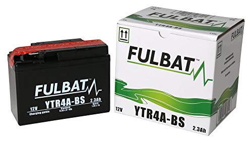 Batería FULBAT AGM YTR4A-BS 12V 2,3Ah 45A Largo: 113 x Ancho: 48 x Alto 85 (mm)