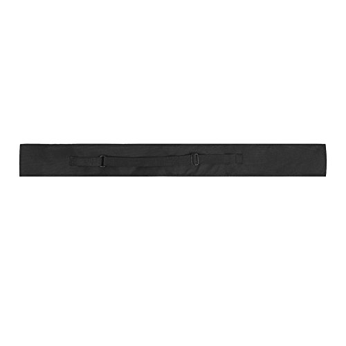 Bolsa portátil para taco de billar, bolsa de nailon negro con correa ajustable para proteger billar billar, billar, barra de billar, tipo 3/4 opcional (American Nine-Ball 1/2 Cue Bag)
