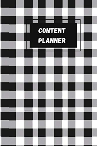 CONTENT PLANNER: 100 pages 6x9 inches - 99 PAGES OF customized WEEKLY TABLE TEMPLATE FOR SOCIAL MEDIA CONTENT CREATION WITH 1 PAGE OF YEARLY TO-DO LIST