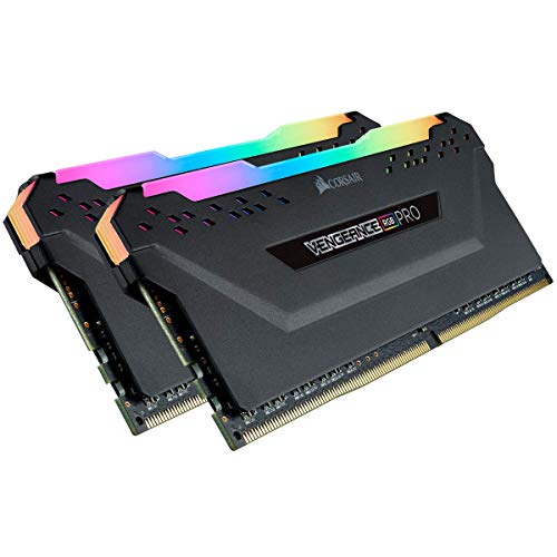 Corsair Vengeance RGB Pro - Kit de Memoria Entusiasta 32 GB (2 x 16 GB), DDR4, 2666 MHz, C16, XMP 2.0, Iluminación LED RGB, Negro