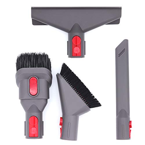 DingGreat Kit de accesorios de cepillo para aspiradora Dyson V8 V7 V10 V11, incluye limpiador de colchones, herramienta combinada, herramienta de grietas, cepillo suave para polvo