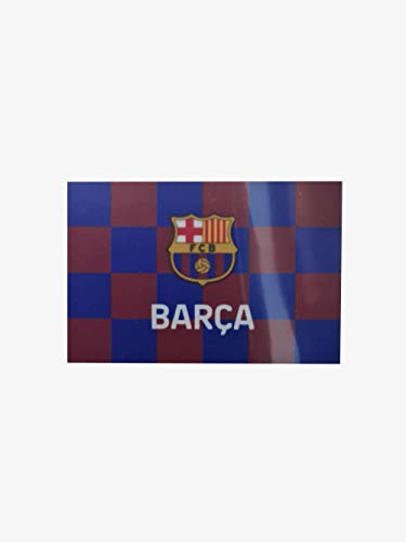 Fc. Barcelona Bandera Chess - Producto con Licencia Medidas 150 x 100 cm. - 100% Polyester - para Interior y Exterior