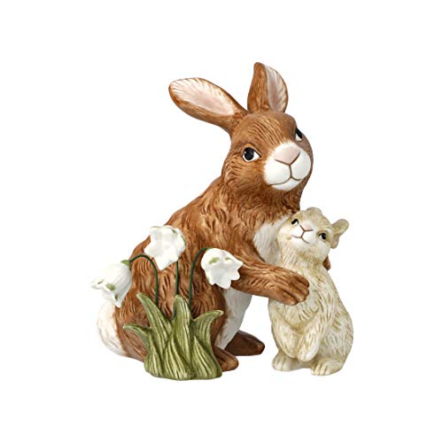 Goebel Porzellan 2021 - Figura decorativa (porcelana, 15 cm), diseño de conejo de Pascua